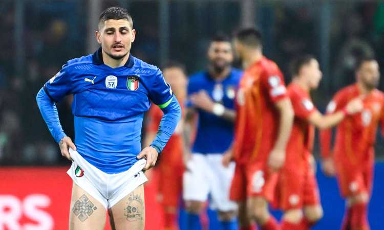 Italia fuori dal Mondiale, Verratti: 'Eravamo superiori, è un incubo'