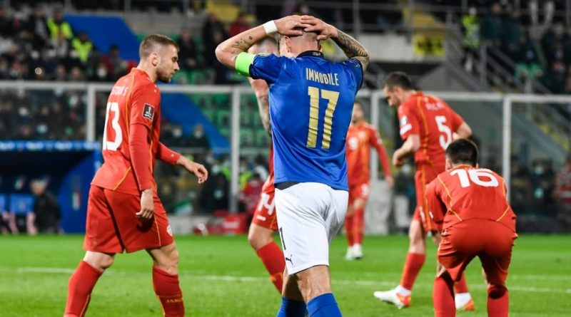 L’Italia sconfitta a Palermo dalla Macedonia del Nord: è fuori dai mondiali di Qatar 2022