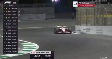 Gp Arabia: incidente per Schumi jr, pilota via in ambulanza VIDEO