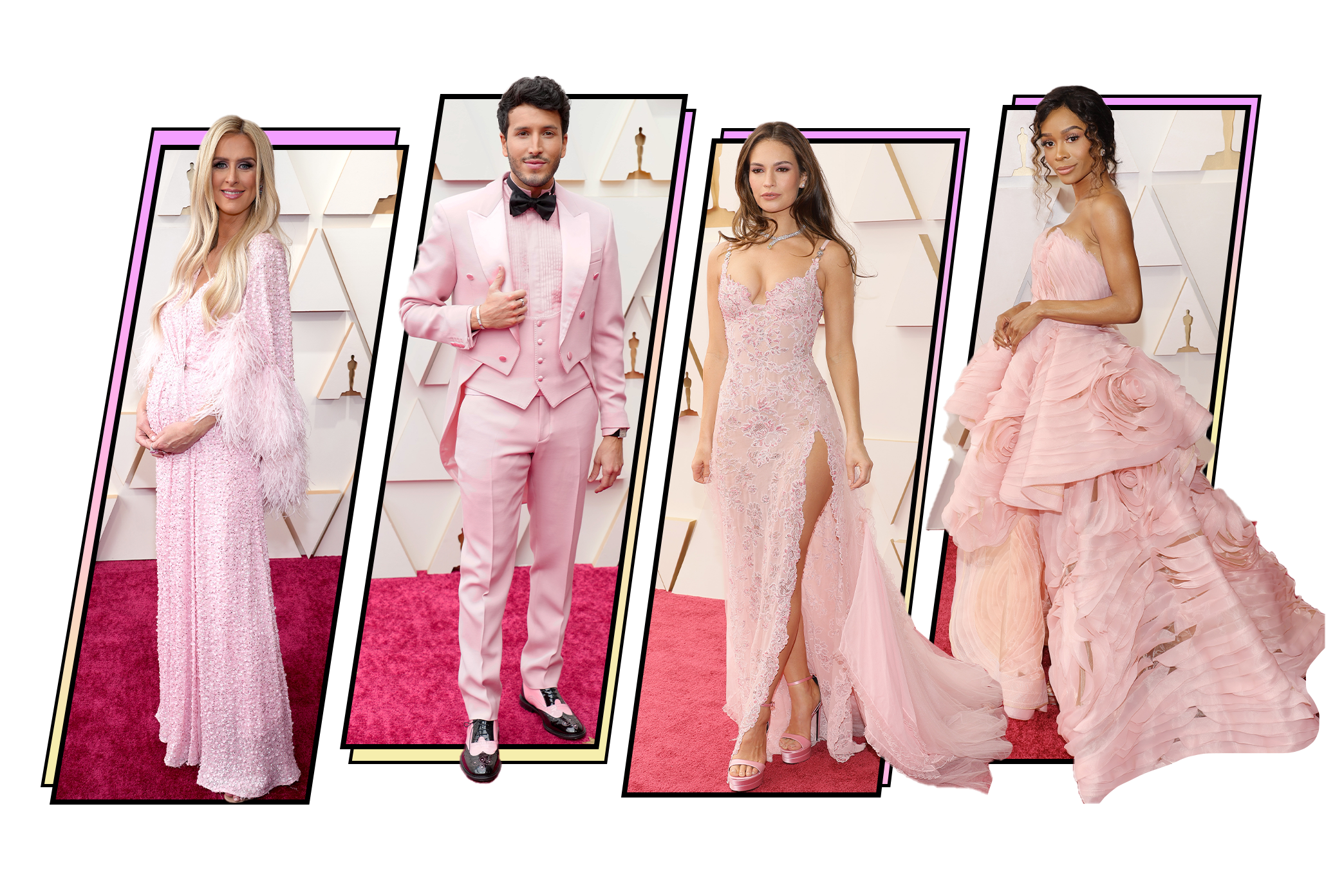 Blush Tones Take Over the Red Carpet at the 2022 Oscars