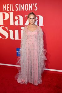 Sarah Jessica Parker’s Plaza Suite Premiere Dress Is a “New York Pink” Dream