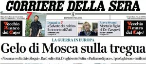 Le prime pagine di oggi