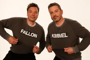 Jimmy Kimmel and Jimmy Fallon Swap Seats in Wildly Wholesome April Fools’ Day Prank