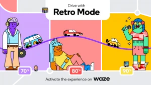 Waze guarda al passato: arrivano Mood e icone ispirate agli anni ’70, ’80 e ’90