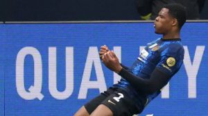 Inter, freccia Dumfries: 10 tocchi e gol a 34 chilometri orari