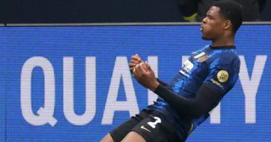 Inter, freccia Dumfries: 10 tocchi e gol a 34 chilometri orari
