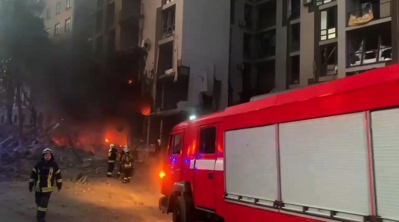 Attacco a Kiev, gli edifici distrutti dai missili lanciati sulla città