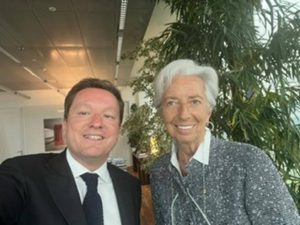 Ceccherini incontra Lagarde: «I banchieri centrali a Milano»