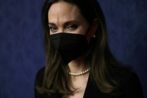 Angelina Jolie Spotted in Ukraine
