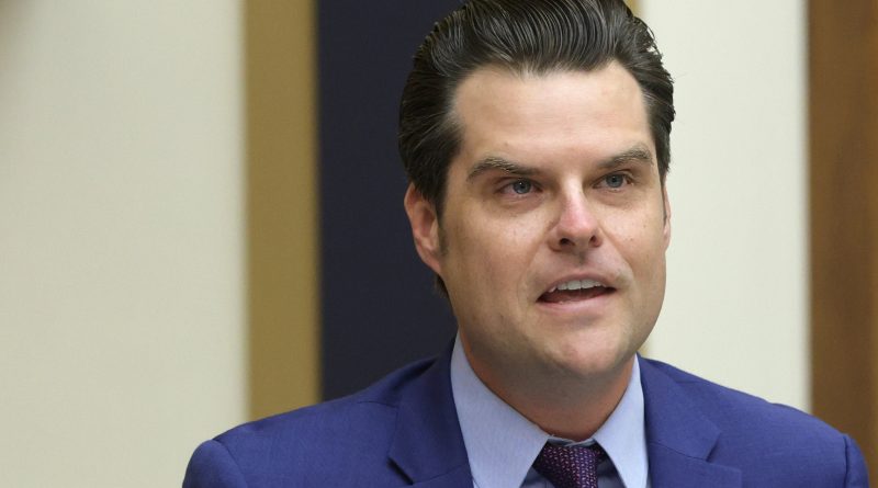 Matt Gaetz Accidentally Reminds People He’s a Loser Who Allegedly Has to Pay Women for Sex