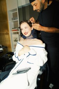 This Plush, Oversized Robe Was the Star of Met Gala Getting-Ready Photos