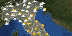 Le previsioni meteo per venerdì 13 maggio