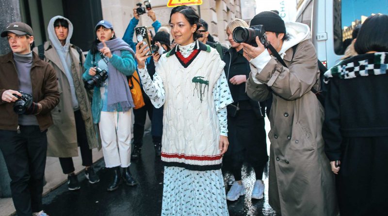 At Sydney Fashion Week, Street Stylers Worked Sweater Vests