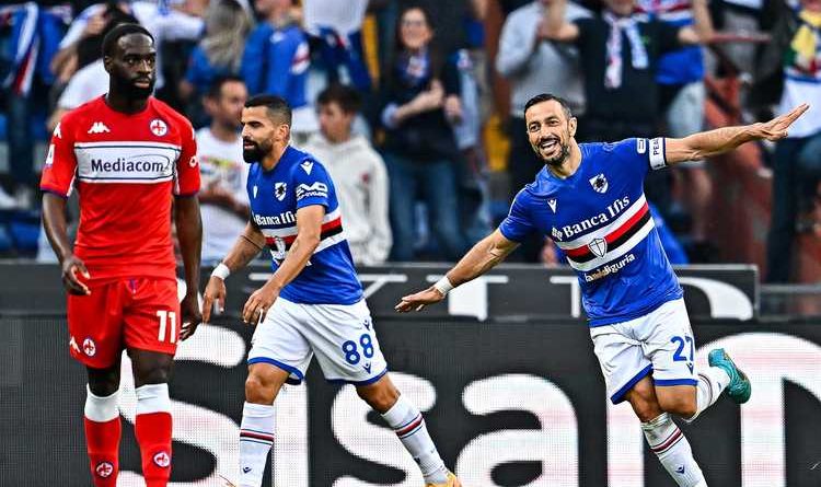 LIVE Samp-Fiorentina 2-0: Ferrari e Quagliarella su assist Candreva e Sabiri