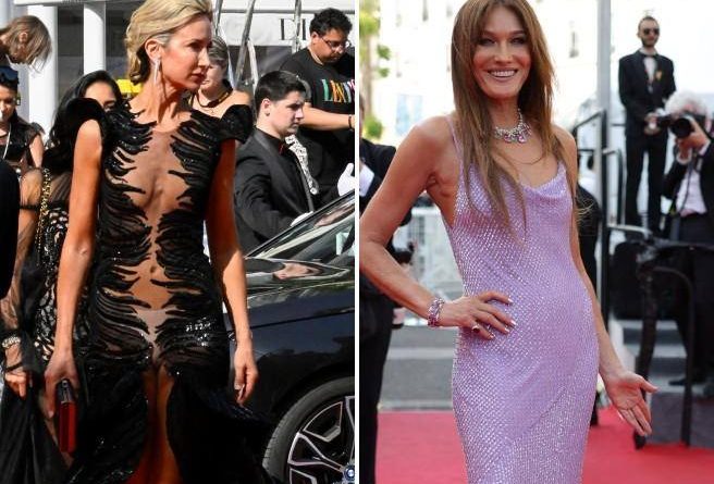 Cannes 2022, i voti ai look: Carla Bruni esuberante, 7, Lady Victoria Hervey nude look piumato, 4