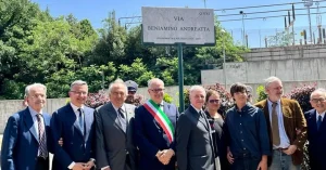 Inaugurata a Roma via Beniamino Andreatta