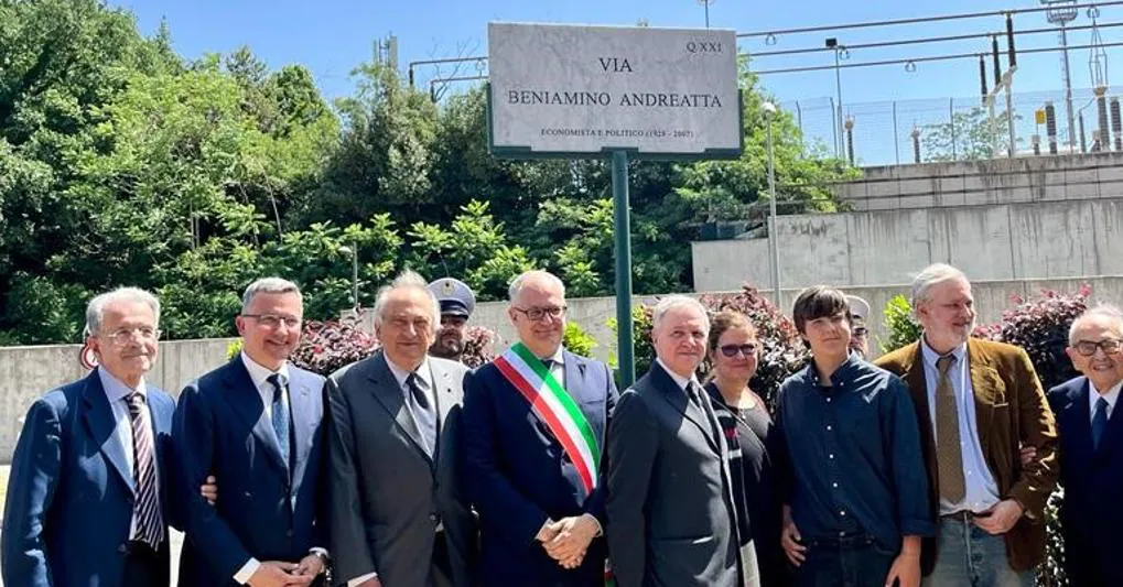 Inaugurata a Roma via Beniamino Andreatta