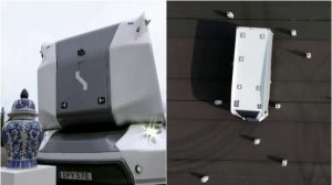 Altro che elefante in cristalleria: questo camion  di 29 tonnellate si muove da solo tra i vasi cinesi