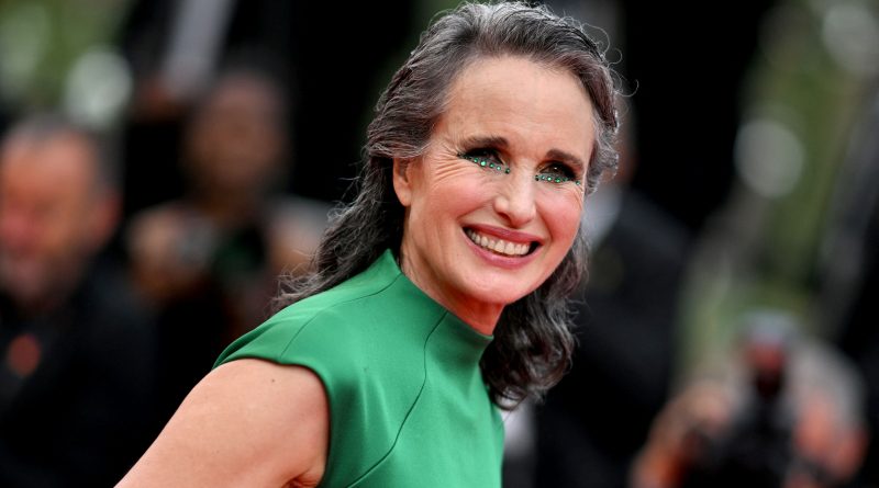 Andie MacDowell’s ‘Euphoria’-Worthy Eye Makeup Was the Star of the Cannes Closing Ceremony