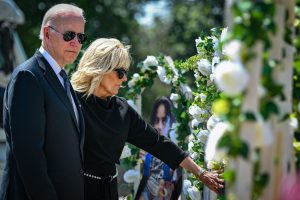 President Biden Pays Tribute To Victims Of School Mass Shooting In Uvalde, Texas—The Second Massacre In Two Weeks