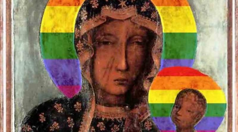 “La Madonna con l’aureola Lgbt è un insulto”: scoppia la polemica