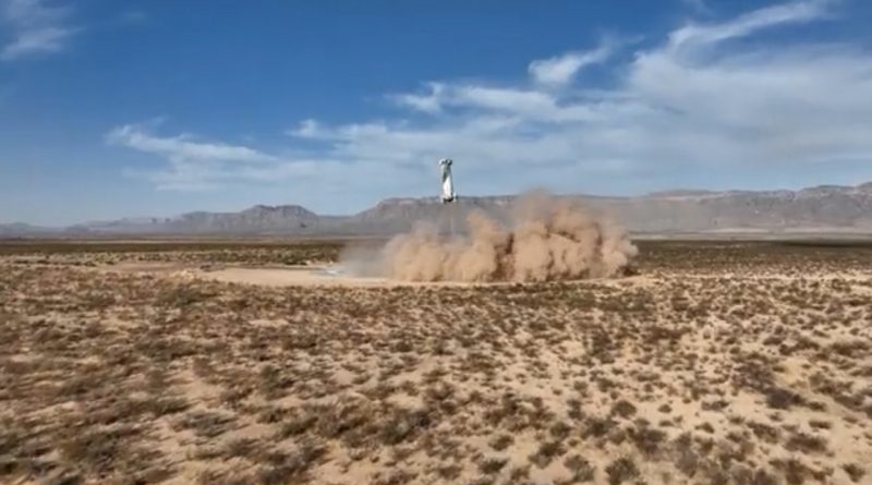 Blue Origin ha completato con successo la quinta missione con equipaggio (NS-21)
