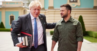 Il primo ministro britannico Boris Johnson è tornato in visita a Kiev