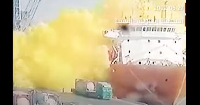 11 persone sono morte per una fuga di gas tossico nel porto di Aqaba, in Giordania