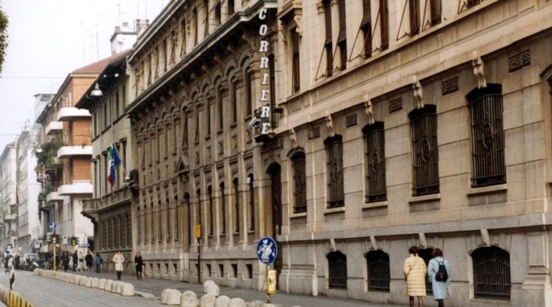 Rcs ricompra da Blackstone la storica sede del Corriere in via Solferino