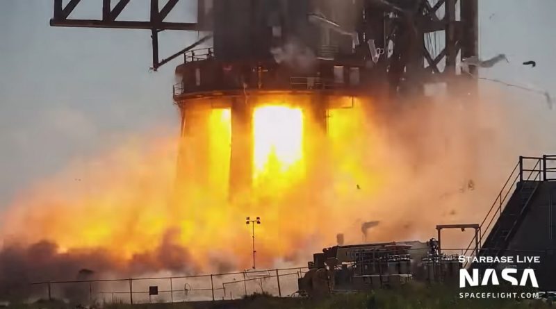 SpaceX continua i test di Starship a Boca Chica, dopo il problema a Booster 7