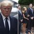 Donald Trump joins family at his ex-wife’s funeral