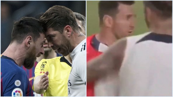 Scintille tra Messi e Ramos in allenamento al Psg: è ancora Barcellona contro Real Madrid