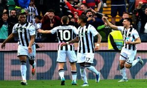 Udinese, contro il Chelsea a testa alta