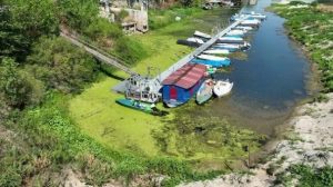 Continua l’allarme sul fiume Po: impossibile spostare le barche
