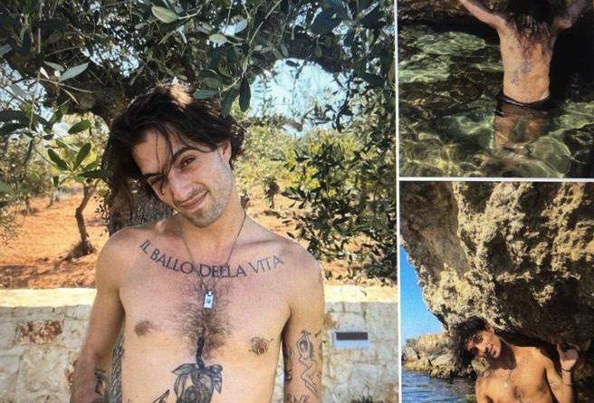 Damiano dei Måneskin sotto il sole di Puglia infiamma i fan: le foto scattate dalla fidanzata Giorgia Soleri