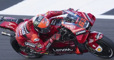 Il pilota della Ducati Francesco Bagnaia ha vinto il Gran Premio di Silverstone di Moto GP