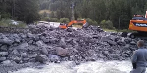 Courmayeur è stata senz’acqua nel weekend