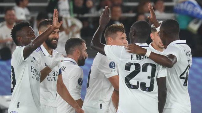 Supercoppa Europea, Real Madrid-Eintracht Francoforte 2-0: a segno Alaba e Benzema