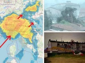 Meteo, maltempo al Centro-Nord: 36 ore di nubifragi. Due morti in Toscana. Al Sud caldo africano fino a 43 gradi