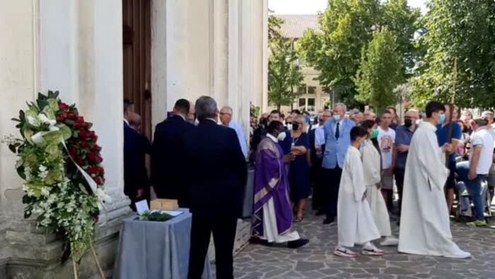 Funerali di Niccolò Ghedini, presenti Casellati, Tajani e i vertici di FI
