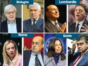 Liste elettorali: da Zingaretti-Meloni a Sgarbi-Casini, tutti i duelli tra i big