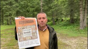 Saverio Raimondo: “Robinson è bestiale da far leggere a cani o gatti o anche..a vostro marito”