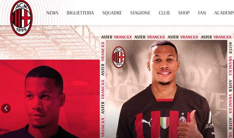 Milan, Vranckx: ‘Emozionato e carico per questo nuovo capitolo’