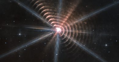 Il telescopio spaziale James Webb mostra la particolare immagine della stella WR 140