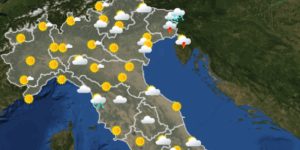 Le previsioni meteo per venerdì 16 settembre