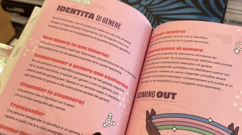 Glossari gender e educazione sessuale: polemica sui diari di scuola