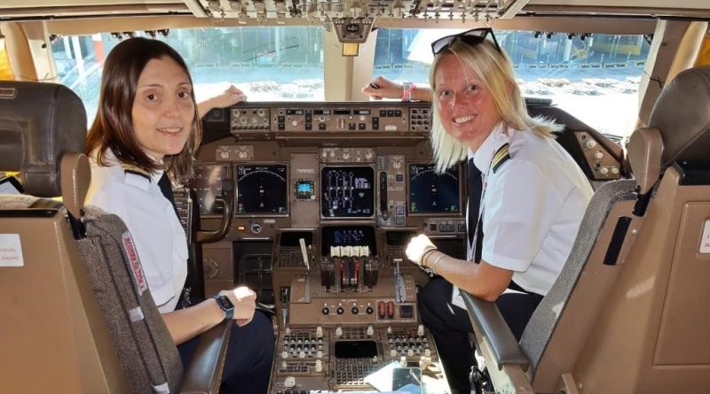 Da Malpensa a Seul su un Boeing 747 pilotato da un equipaggio tutto al femminile