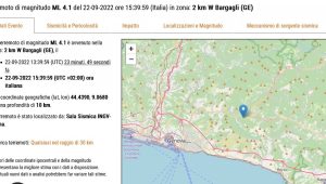 Genova, forte scossa di terremoto avvertita in tutta la provincia: epiucentro a Bargagli