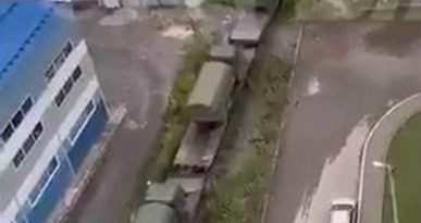 Ucraina, filorussi mostrano un treno con kit nucleare in movimento