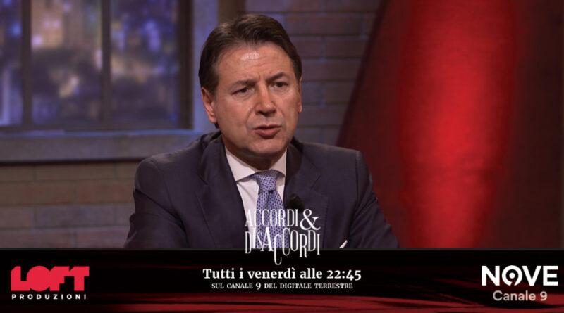 Giuseppe Conte ad Accordi&Disaccordi (Nove): “La Meloni deve studiare di più. Alzare il tetto al contante aumenta il sommerso: è un fatto”